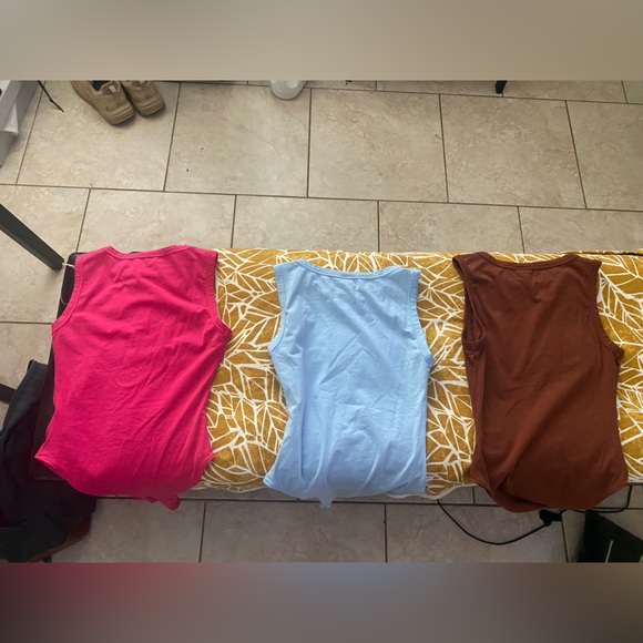 SHEIN bodysuit -3pack - blue,pink, and brown - Picture 10 of 10